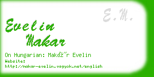 evelin makar business card